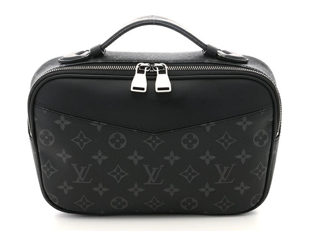 LOUIS VUITTON Waist Bag Bum Monogram Eclipse Black